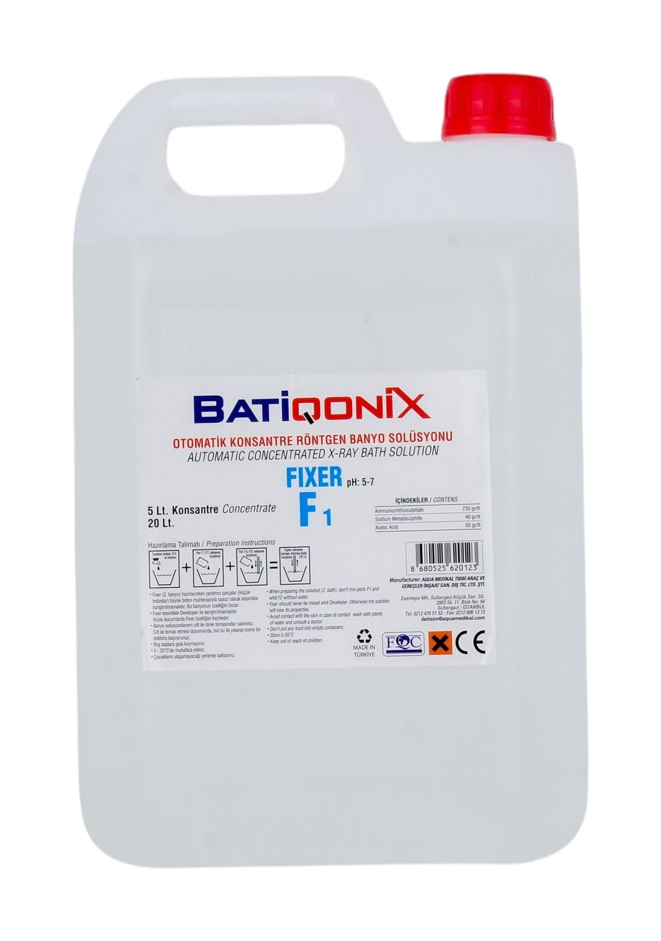 Fixer X-Ray Solution 5000 ml