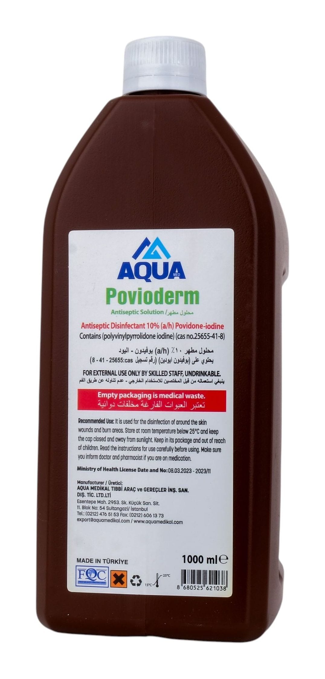 Povioderm Antiseptic Solution 10% 1000 ml
