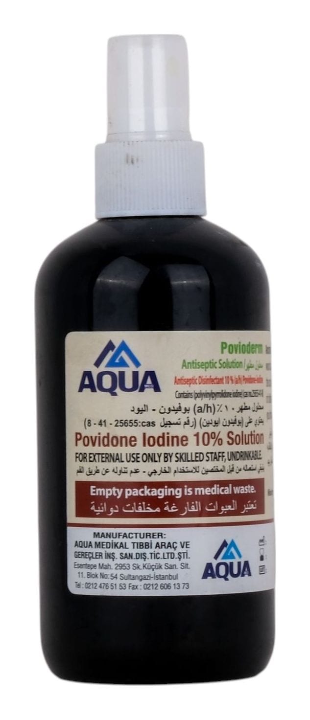 Povioderm Antiseptic Solution 10% 250 ml spray