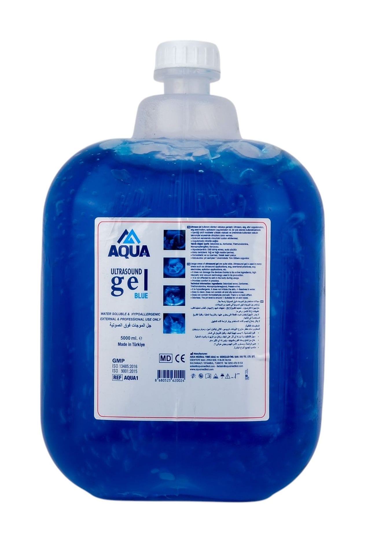 Ultrasound Gel 5000 ml blue soft bag