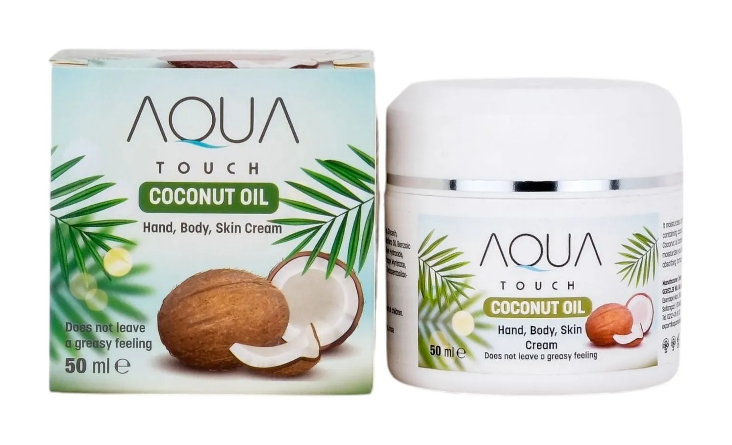 Coconut Oil Hand, Body, Face Cream 50 gr