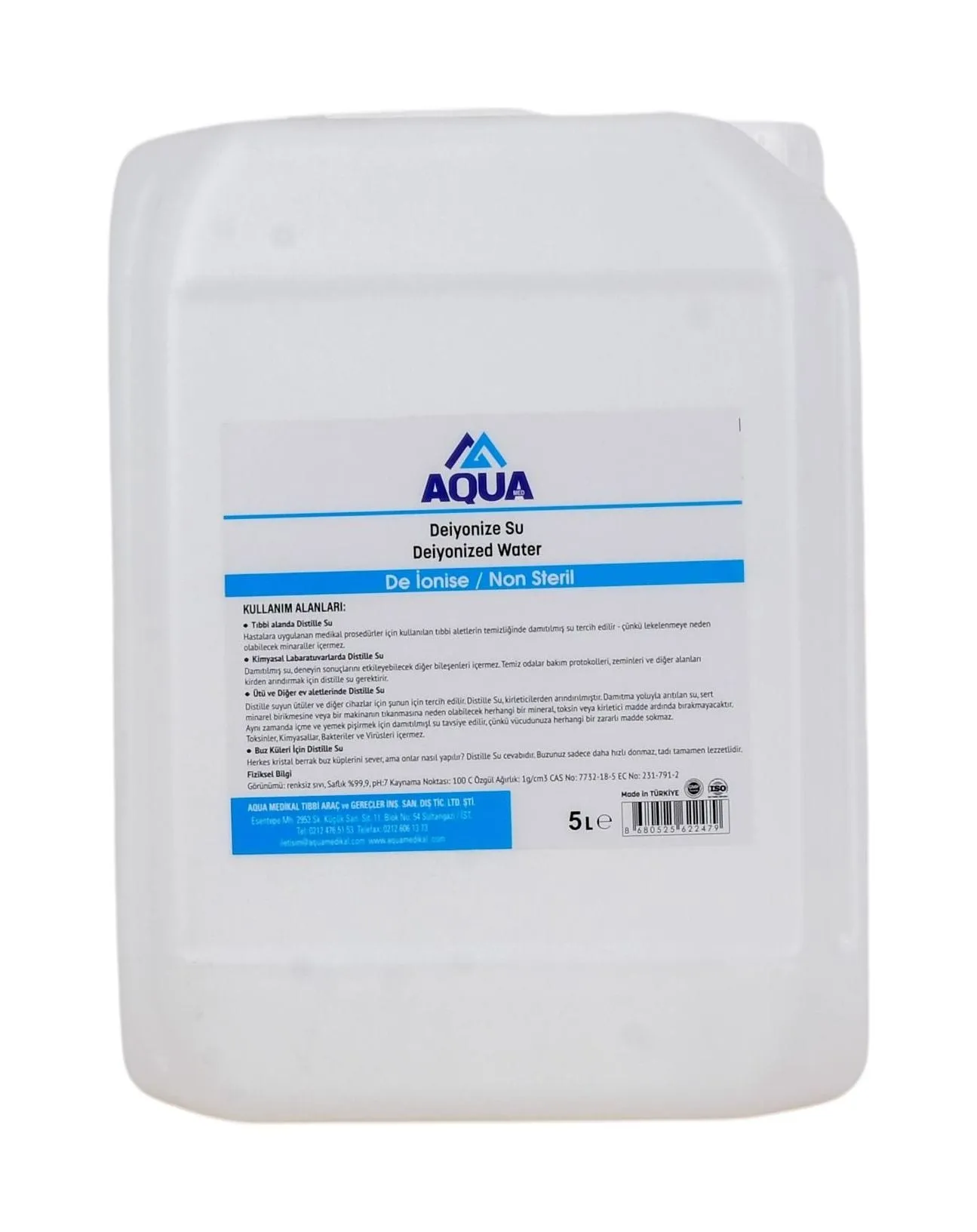Eau déionisée 5000 ml